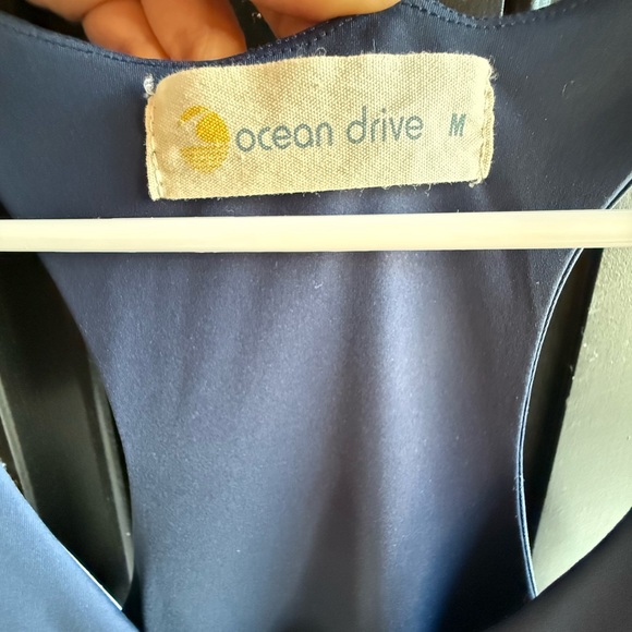 NWT Ocean Drive Clothing The Courtside Navy Athletic Dress Navy Size Medium - Picture 7 of 10
